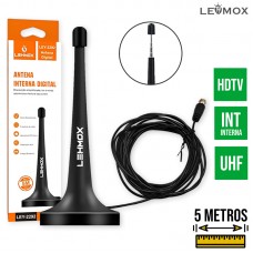 Antena para TV Interna Digital 5m LEY-2292 Lehmox
