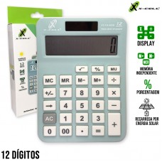 Calculadora Bateria Interna 12 Dígitos 15x11 XC-CA-855B X-Cell - Azul