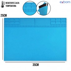 Manta Silicone Resistente ao Calor Porta Objetos KLTE-S130 Exbom - Azul