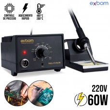 Estação de Solda Profissional 60W 220V PRO-FX960B-220V Exbom
