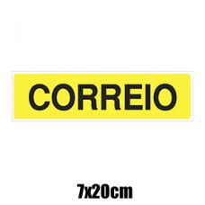 Placa Informativa Correio 7x20cm P-35 Acesso