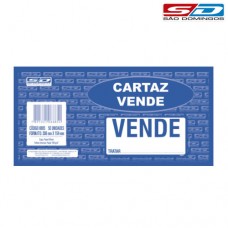 Cartaz Vende 308 x 154mm Pct com 50Un 6885 SD