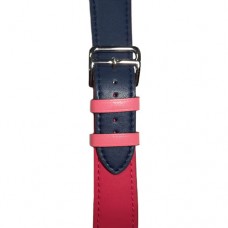 Pulseira Couro Swift Watch 38/40mm - Azul Pink