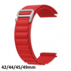 Pulseira Smartwatch Loop Alpina 42/44/45/49mm - Vermelha