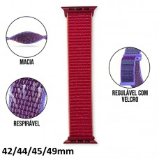 Pulseira Smartwatch Loop Esportiva 42/44/45/49mm - Pink Rosa