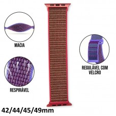 Pulseira Smartwatch Loop Esportiva 42/44/45/49mm - Rosê Pink