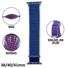 Pulseira Smartwatch Loop Esportiva 38/40/41mm - Azul Verde