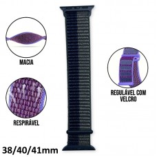 Pulseira Smartwatch Loop Esportiva 38/40/41mm - Militar Azul