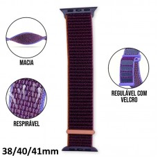 Pulseira Smartwatch Loop Esportiva 38/40/41mm - Vinho RL