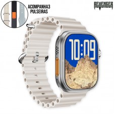 Relógio Smartwatch 7 RG-W70MN Ultra Revenger - Prata
