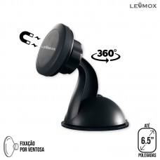 Suporte Celular Veicular Magnético LEY-1653 Lehmox - Preto