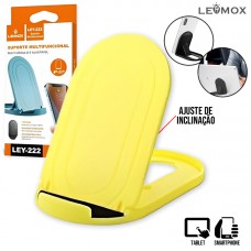 Suporte Celular de Mesa LEY-222 Lehmox - Amarelo