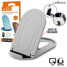 Suporte Celular de Mesa LEY-222 Lehmox - Cinza