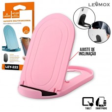 Suporte Celular de Mesa LEY-222 Lehmox - Rosa