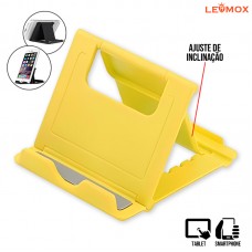 Suporte Celular de Mesa LEY-225 Lehmox - Amarelo