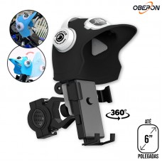 Suporte Celular Capacete OR-SP10 Oberon - Preto