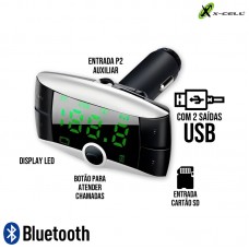 Transmissor Veicular FM Bluetooth KCB-901 X-Cell