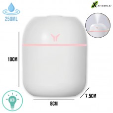 Umidificador 250ml LED e USB XC-UM-12 X-Cell - Branco