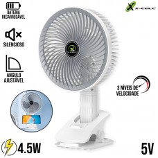 Ventilador Multifuncional Portátil Recarregável XC-MV-06 X-Cell