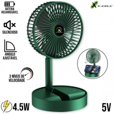 Ventilador Multifuncional Portátil Recarregável XC-MV-07 X-Cell