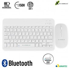 Kit Teclado + Mouse sem Fio XC-CB-06 X-Cell - Branco