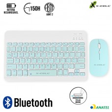 Kit Teclado + Mouse sem Fio Tom Pastel XC-CB-06 X-Cell - Verde