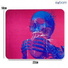 Mouse Pad 22x18cm MP-2218 Exbom - Skull Heart