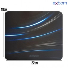 Mouse Pad 22x18cm MP-2218 Exbom - Blue Line
