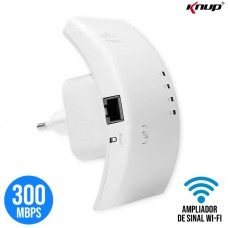 Repetidor de Sinal Wireless KP-3007 Knup - Branco