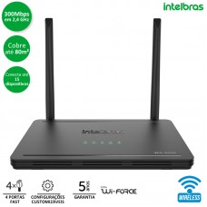 Roteador Wi-Fi Wi-Force W4-300F Intelbras