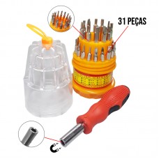 Kit Jogo de Chaves Precisão com 31 Peças JL-1162