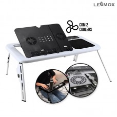 Suporte Mesa para Notebook Refrigerada LEY-1558 Lehmox - Branco