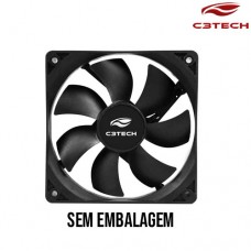 Cooler Fan 8x8cm sem Embalagem F7-PW10BK C3 Tech - Preto