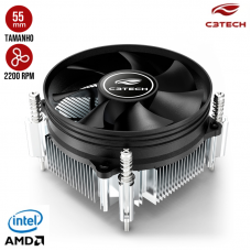 Cooler Fan para Processador CPU FC-20BK C3 Tech - Preto