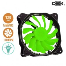 Cooler Fan 12x12cm LED DX-12F Dex - Verde
