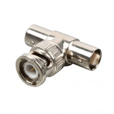 Conector BNC Macho x 2 BNC Fêmea CFTV Pct com 10 Unidades Exbom