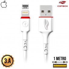 Cabo USB x Lightning 1m CB-L100WH C3 Tech - Branco