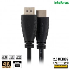Cabo HDMI 2,5m 4K CH 2025 Intelbras