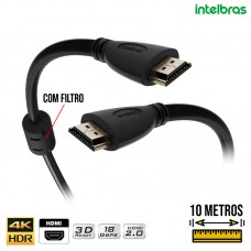 Cabo HDMI 10m 4K CHF 2010 Intelbras