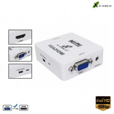 Mini Conversor VGA x HDMI XC-MC-02 X-Cell