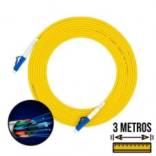 Cabo Fibra Óptica LC-LC SM 3m Monomodo Exbom