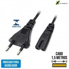 Cabo de Força Bipolar para Barbeador 1,5m XC-CF-15 X-Cell