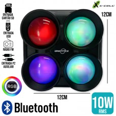 Caixa de Som Bluetooth 10W GTS-1835 X-Cell - Preta