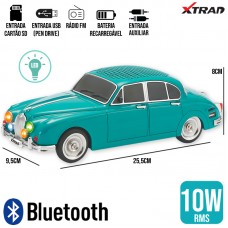 Caixa de Som Bluetooth Jaguar Clássico WS-596 Xtrad - Verde
