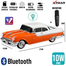 Caixa de Som Bluetooth Pontiac WS-598 Xtrad - Laranja