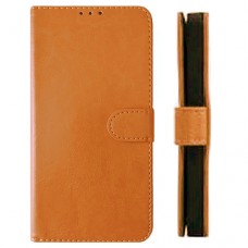 Capa Book Cover para Xiaomi Poco X3/Poco X3 Pro/Poco X3 NFC - Couro Marrom