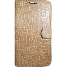 Book Cover para iPhone 11 Pro Max - Craquelê Bege
