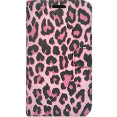 Capa Book Cover para Motorola Moto G6 Plus - Onça Rosa Preta