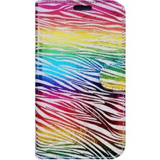 Capa Book Cover para Samsung Galaxy S10 Plus - Rainbow Animal