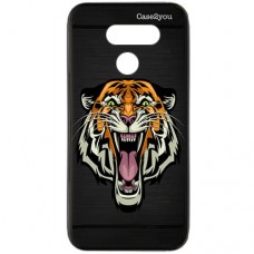 Capa para LG K50s Case2you - Escovada Preta Tigre